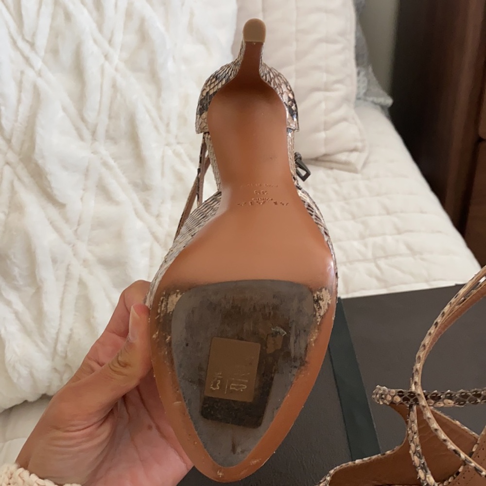 Alaia python 5” heels - Picture 3 of 4